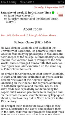 Catholic Calendar from Universalis android App screenshot 12